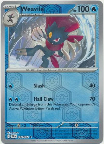 Weavile - 014/064 - Uncommon - Reverse Holo