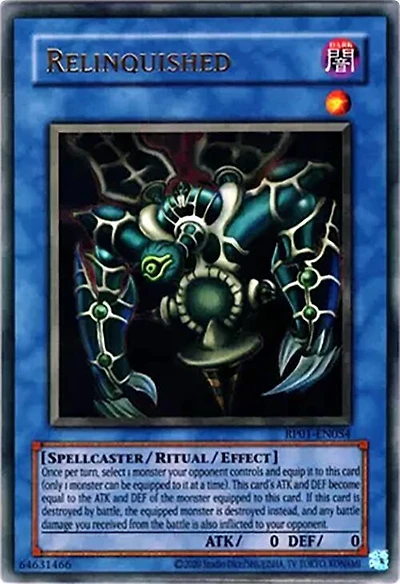 Relinquished - RP01-EN054 - Ultra Rare - Unlimited Edition (2020 Date Reprint)