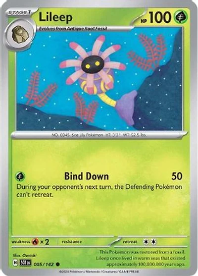 Lileep - 005/142 - Common - Reverse Holo