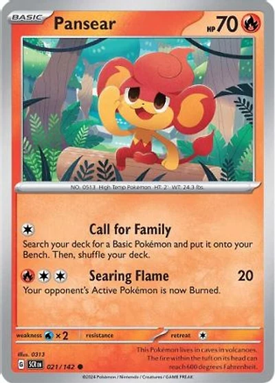 Pansear - 021/142 - Common - Reverse Holo
