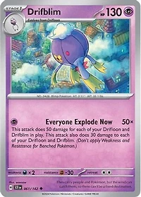 Drifblim - 061/142 - Uncommon - Reverse Holo