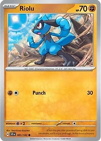 Riolu - 081/142 - Common - Reverse Holo