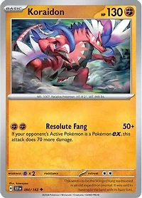 Koraidon - 090/142 - Uncommon - Reverse Holo