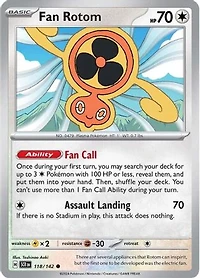 Fan Rotom - 118/142 - Common - Reverse Holo