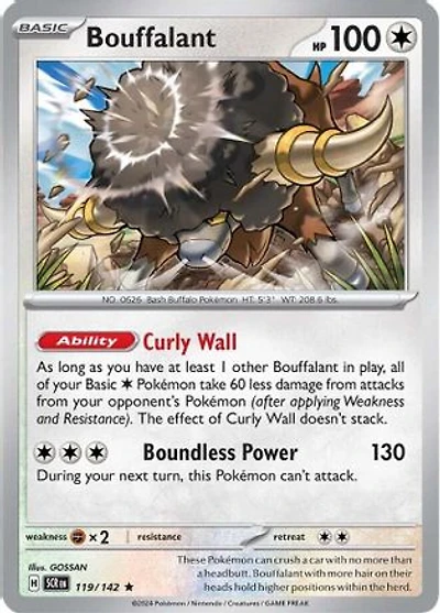 Bouffalant - 119/142 - Holo Rare