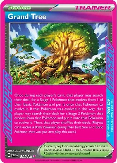 Grand Tree - 136/142 - Ace Rare
