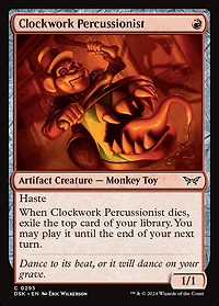 Clockwork Percussionist (0295) - Foil