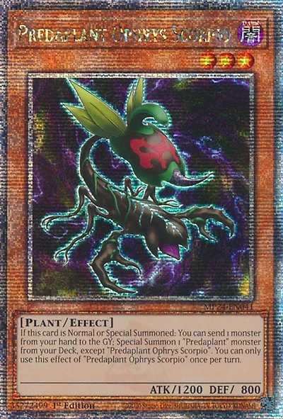 Predaplant Ophrys Scorpio - MP24-EN041 - Quarter Century Secret Rare - 1st Edition