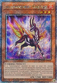Salamangreat Gazelle - MP24-EN049 - Quarter Century Secret Rare - 1st Edition
