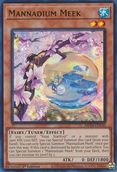 Mannadium Meek - MP24-EN190 - Ultra Rare - 1st Edition