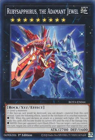 Rubysapphirus, the Adamant Jewel - ROTA-EN044 - Common - 1st Edition