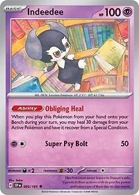 Indeedee - 093/191 - Uncommon - Reverse Holo