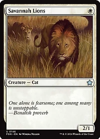 Savannah Lions - Foil