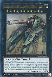 Superdreadnought Rail Cannon Juggernaut Liebe - RA03-EN041 - Ultra Rare - 1st Edition