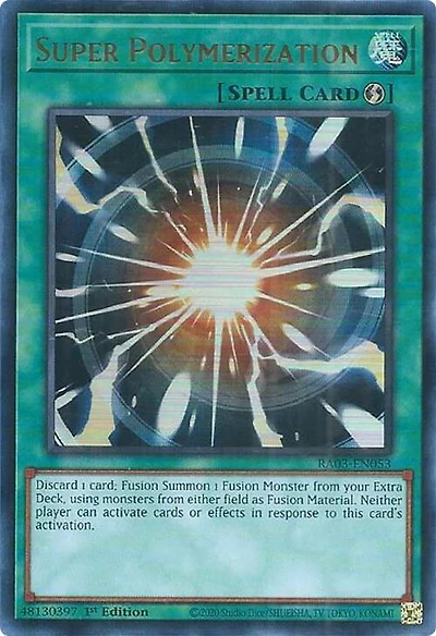 Super Polymerization - RA03-EN053 - Ultra Rare - 1st Edition