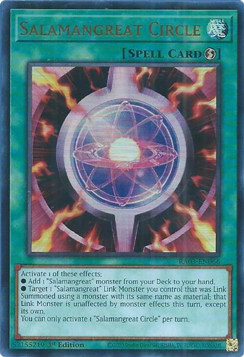 Salamangreat Circle - RA03-EN066 - Ultra Rare - 1st Edition