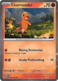 Charmander - 004/165 - Cosmos Holo