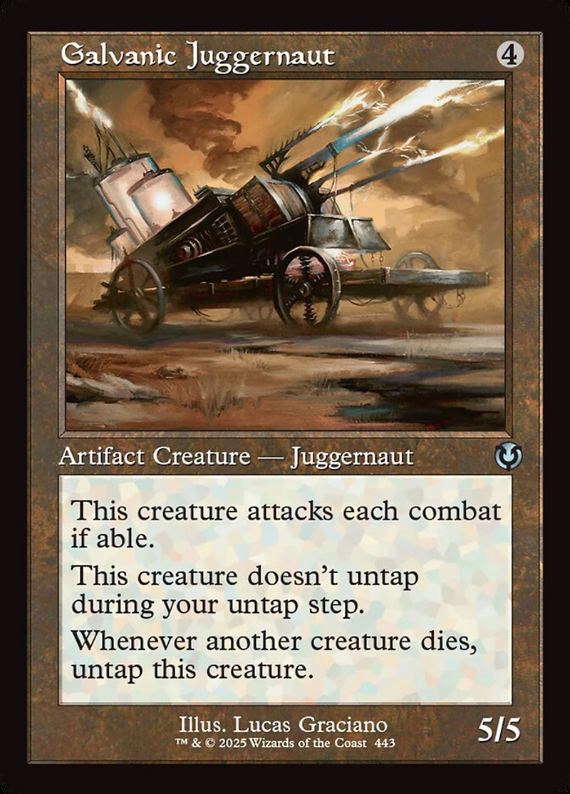 Galvanic Juggernaut - Retro Frame