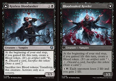 Restless Bloodseeker // Bloodsoaked Reveler