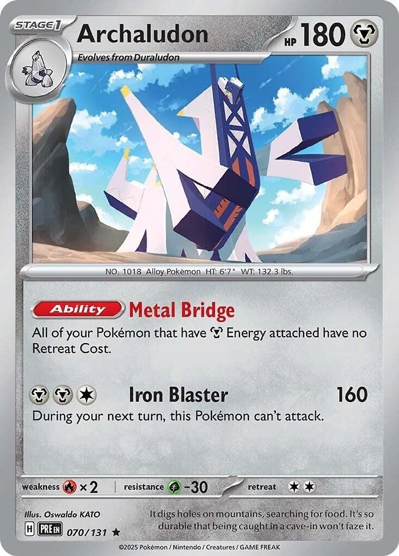 Archaludon - 070/131 - Holo Rare