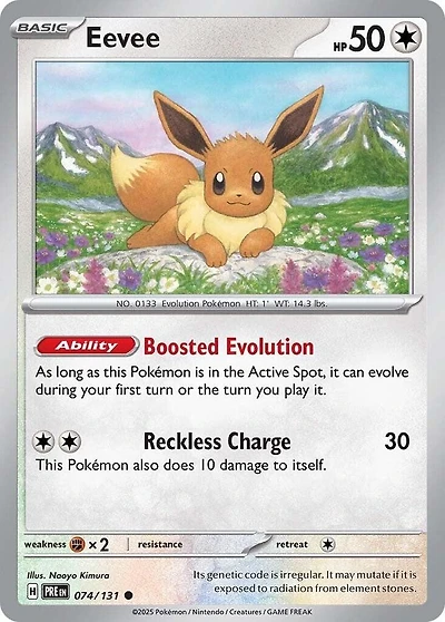 Eevee - 074/131 - Common - Reverse Holo