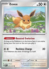Eevee - 074/131 - Common - Reverse Holo