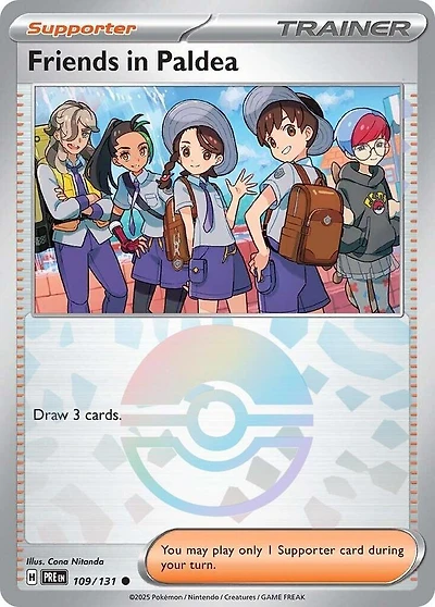 Friends Paldea (Poke Ball Pattern) - 109/131 Common Reverse Holo