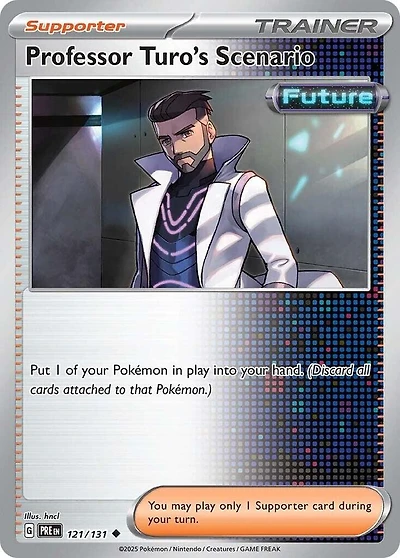 Professor Turo's Scenario - 121/131 - Uncommon - Reverse Holo
