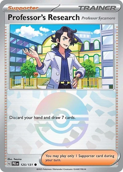 Professor's Research [Professor Sycamore] (Poke Ball Pattern) - 125/131 - Common - Reverse Holo