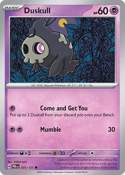 Duskull - 035/131 - Common - Reverse Holo