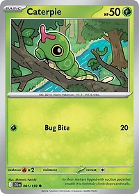 Caterpie - 001/159 - Common - Reverse Holo