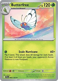 Butterfree - 003/159 - Holo Rare