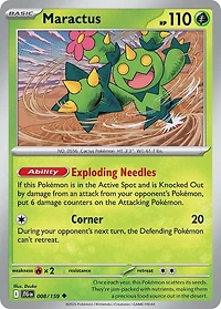 Maractus - 008/159 - Uncommon - Reverse Holo
