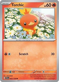 Torchic - 022/159 - Common - Reverse Holo