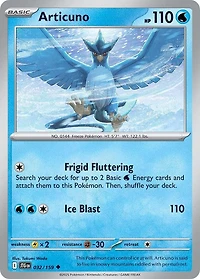 Articuno - 032/159 - Uncommon - Reverse Holo