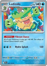 Ludicolo - 037/159 - Rare - Reverse Holo