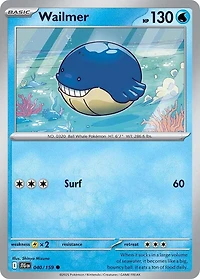 Wailmer - 040/159 - Common - Reverse Holo