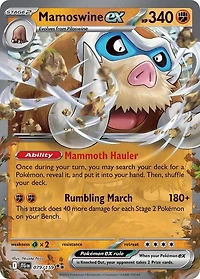 Mamoswine ex - 079/159 - Double Rare