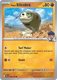 Hop's Silicobra - 086/159 - Common - Reverse Holo