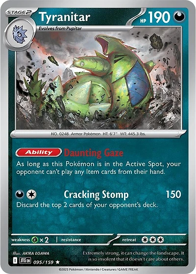 Tyranitar - 095/159 - Holo Rare