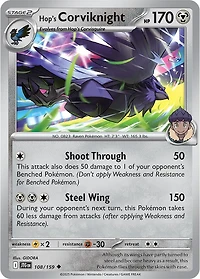 Hop's Corviknight - 108/159 - Uncommon - Reverse Holo
