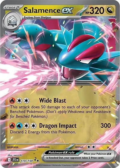 Salamence ex - 114/159 - Double Rare