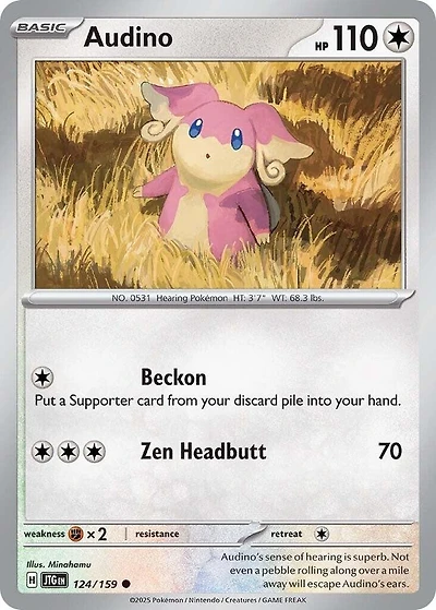 Audino - 124/159 - Common - Reverse Holo