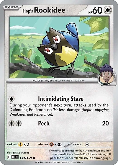 Hop's Rookidee - 133/159 - Common - Reverse Holo