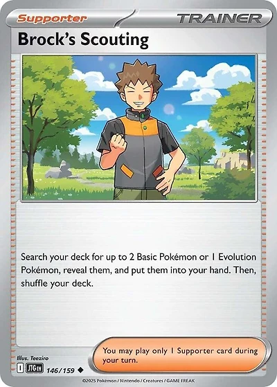 Brock's Scouting - 146/159 - Uncommon - Reverse Holo