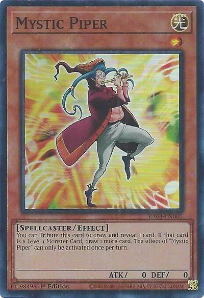 Mystic Piper - RA04-EN005 - Super Rare - 1st Edition