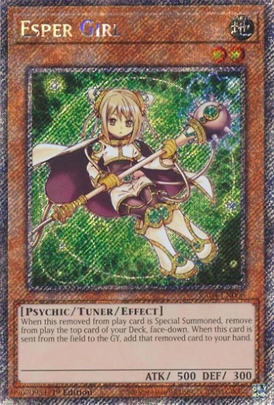 Esper Girl - RA04-EN006 - Platinum Secret Rare - 1st Edition