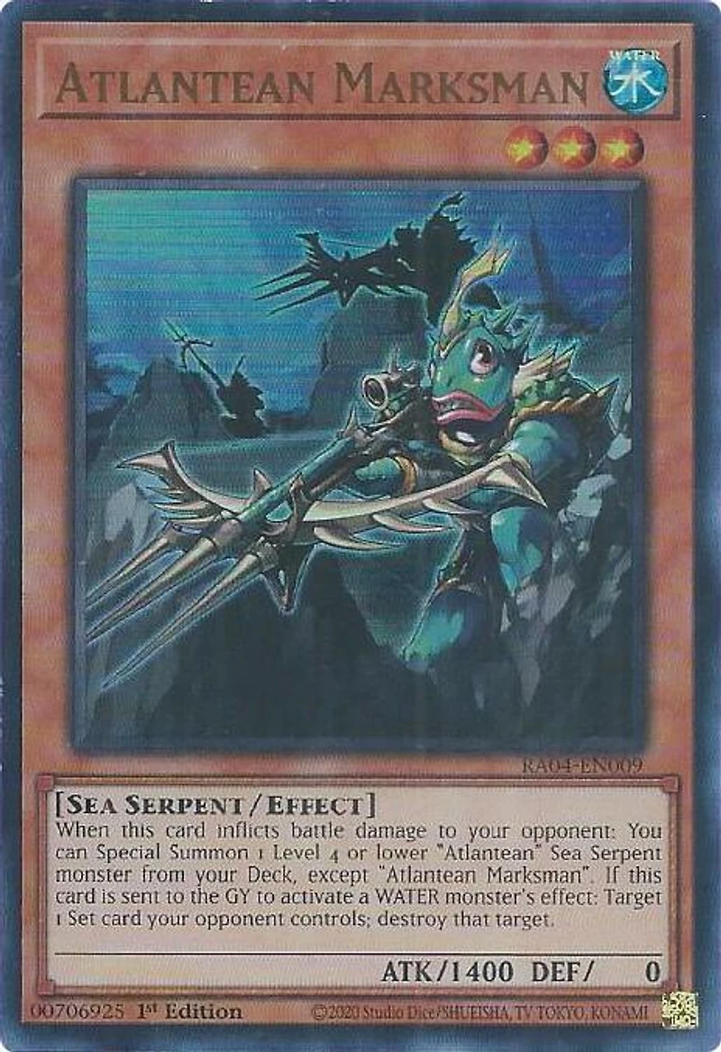 Atlantean Marksman - RA04-EN009 - Ultra Rare - 1st Edition