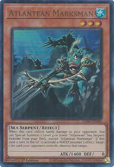 Atlantean Marksman - RA04-EN009 - Ultra Rare - 1st Edition