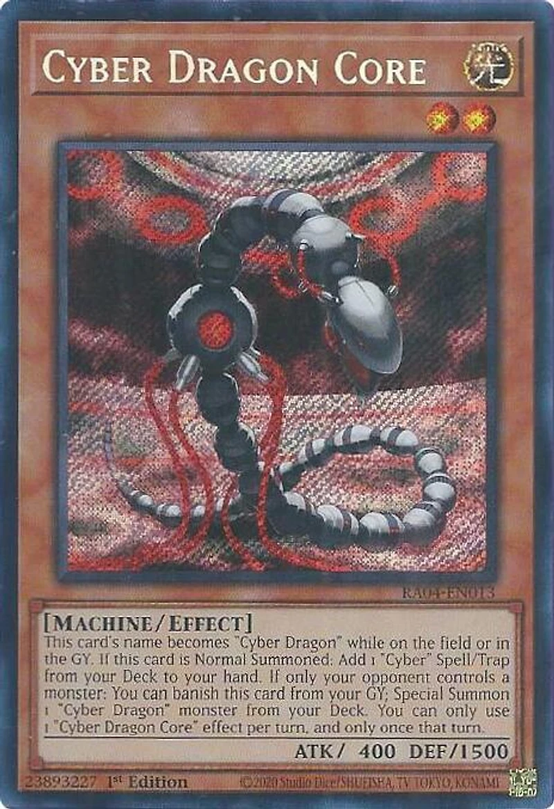 Cyber Dragon Core - RA04-EN013 - Secret Rare - 1st Edition
